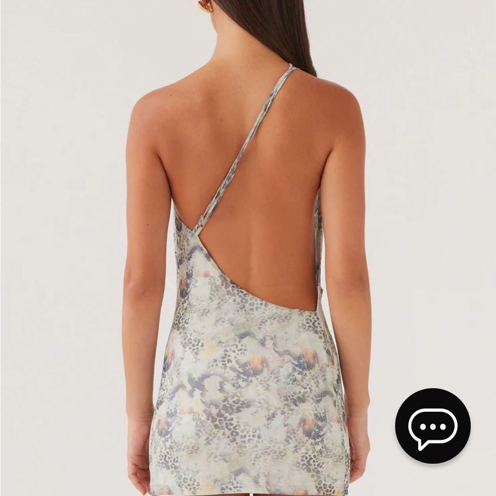 Peppermayo Exclusive - Bohemian Bliss Mesh Mini Dress - Leopard Luxe - Picture 2 of 3